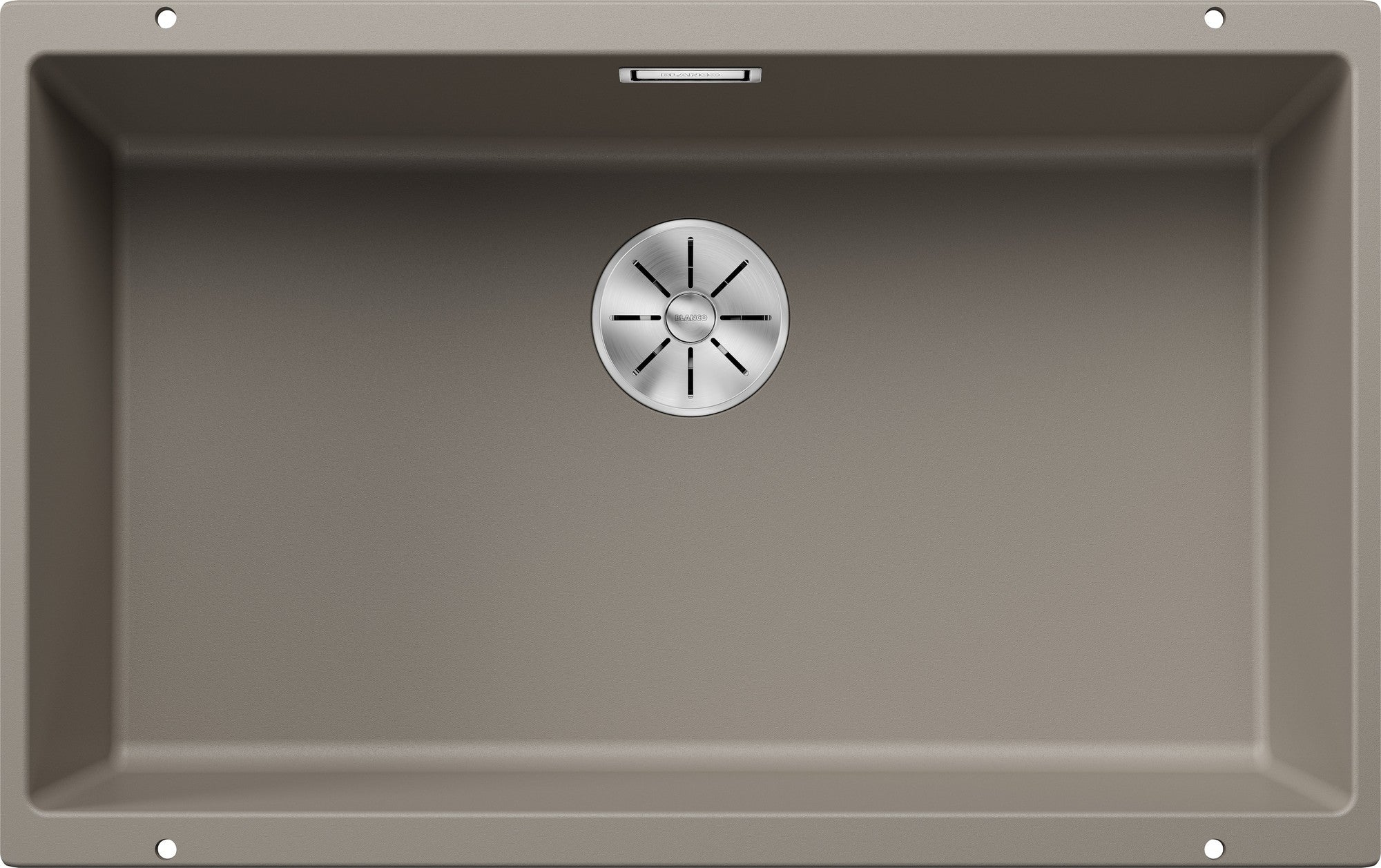 Chiuveta de bucatarie, Subline 523449, silgranit trufe, 730 x 460 mm, Blanco